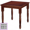Mesa Torne de madera de haya con patas torneadas