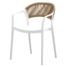 Sillon Izan apilable respaldo de cuerda