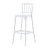 Taburete Wed blanco para banquetes