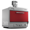 Horno de carbon de sobremesa rojo