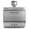 Horno de carbon de sobremesa inox