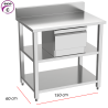 Mueble cafetero de 150 cm para barra de bar y cafetería