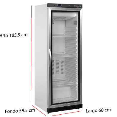 Congelador vertical UF400VG para helados y productos congelados