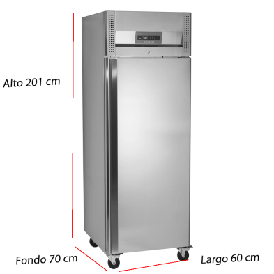 Nevera profesional RK505 de acero inoxidable para cocina y restaurante