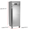 Nevera profesional RK505 de acero inoxidable para cocina y restaurante