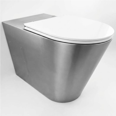 WC inoxidable con tapa