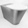 WC inoxidable con tapa