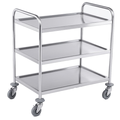 Carro de acero inox para servicio