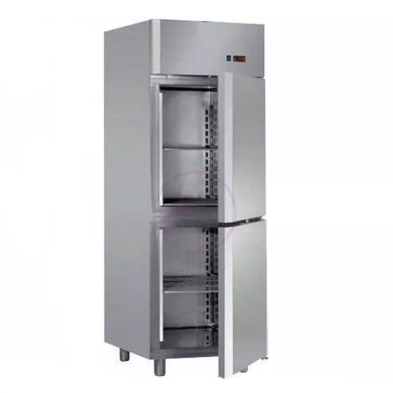Armario de congelacion 2 puertas Inox 575 L.