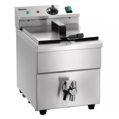 Freidora de inducción con temperatura de ajuste ideal.
