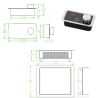 Placa de induccion de encastre 3500 W