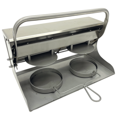 Aplasta Hamburguesas 06-441850 Inox Doble