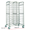 Carro bandejero inox 24 guias GN1/1