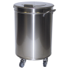 Contenedor de basura con tapa y ruedas