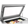 Dimensiones exteriores de la vitrina de helados Bartscher 700248