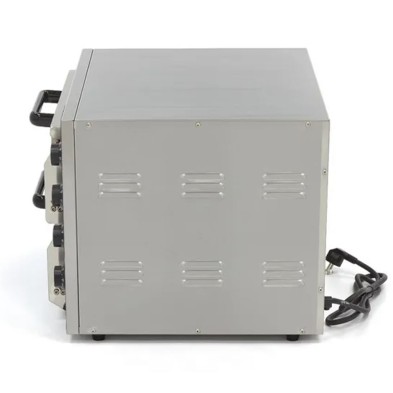 Horno eléctrico profesional para pizza de doble cámara con capacidad para dos pizzas de 40 cm