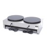 Cajón inferior de acero inoxidable para guardar crepes preparadas