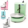 Máquina alisadora de tartas verde con plato giratorio de 36,4 cm