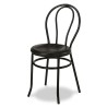 Silla asiento espuma negro Thonet