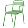 Sillón para Terraza de Acero Galvanizado Verde