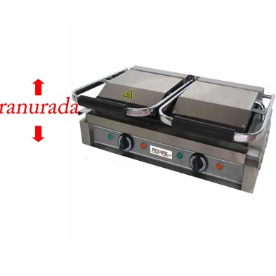 Sandwichera placa acanalada 570x395-3600 W para hostelería.