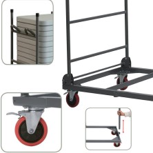 Carro Plegable con base extensible para Mesas 21XLtrolley
