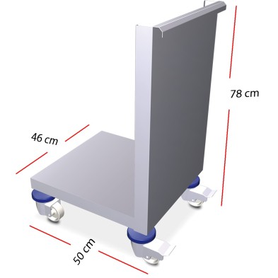 Puerta- Carro con Ruedas para contenedores 46x50 - 06-074472