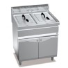 Freidora Industrial a Gas 15+15 L. de Pie - 03-GL15+15M