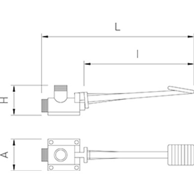Pedal de un agua 06-460602