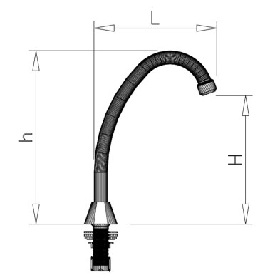 Grifo de palanca un agua 06-463802