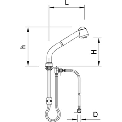 Caño con ducha extraible 06-462862