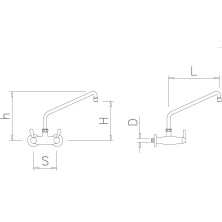 Grifo gerontologico dos tomas a pared 06-463218