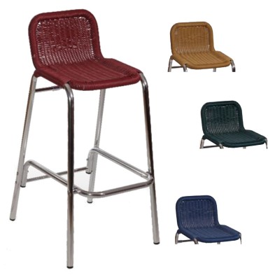 Taburete de Rattan sintético ABADIA