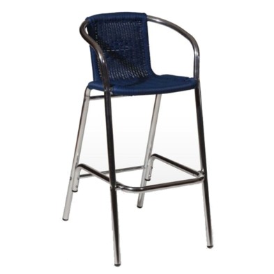 Taburete de Rattan sintético para Barra 29-ABADIA