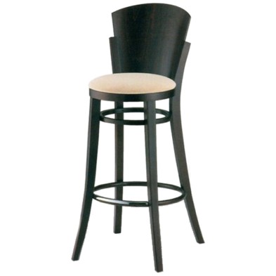 Taburete de Madera de Haya asiento Tapizado 29-MONROY