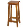 Taburete de Madera de Pino Barnizado 29-Brozas