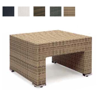 Mesa Baja CILLEROS Rattan sintetico 50 x 50 cm.