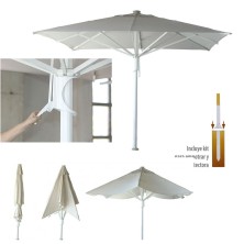 Parasol de Terraza GRANADA de 3 x 3m para empotrar.