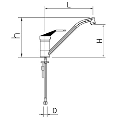 Grifo una agua cuarto de vuelta 06-463426