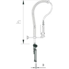 Grifo de Ducha Bajo dos Aguas