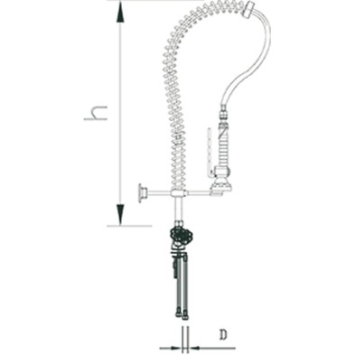 Grifo de Ducha Bajo dos Aguas