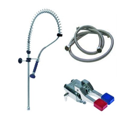 Grifo completo con pedal y caño corto 34-542915+4