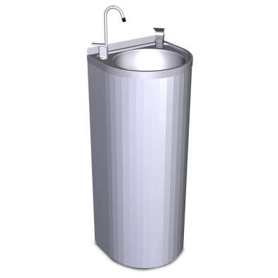 Fuente de Agua Fría 64204 de pie en acero Inox.