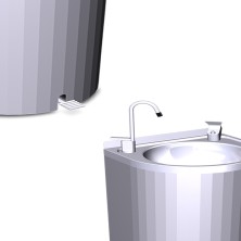 Surtidor de Agua sin refrigeración 064206 en acero Inox.