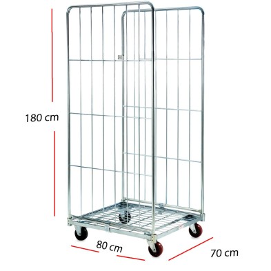 Carro para Canales 476030 en acero Inox