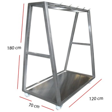 Carro para Canales 476030 en acero Inox