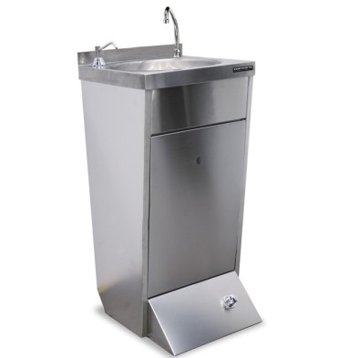 Lavamanos inox. 40 x44 cm con jabonera F0251000