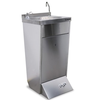 Lavamanos inox. 40 x44 cm con jabonera F0251001