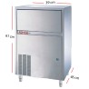 Fabricador de Hielo 32 gr. - 32 Kg - 33-NTF.5