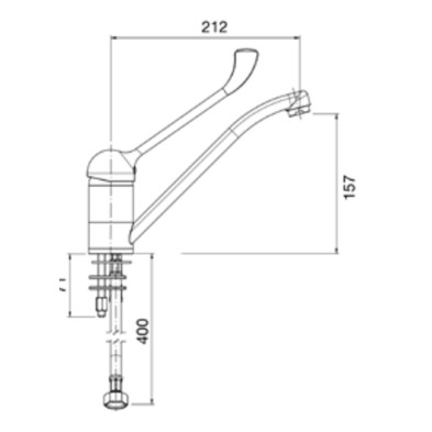 Grifo de barra de bar R0020221